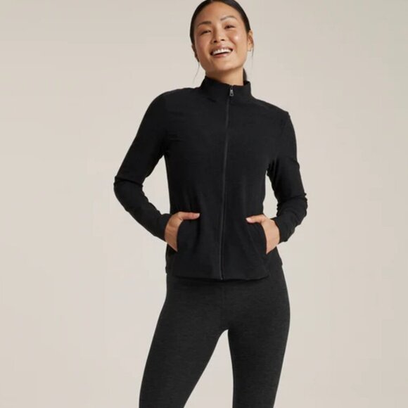 Beyond Yoga Spacedye On The Go Mock Neck Jacket